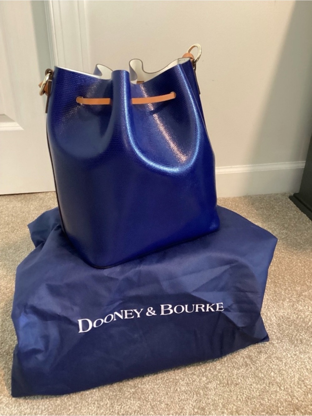 Dooney and Bourke Serena Drawstring Bucket Bag - Picture 2 of 8